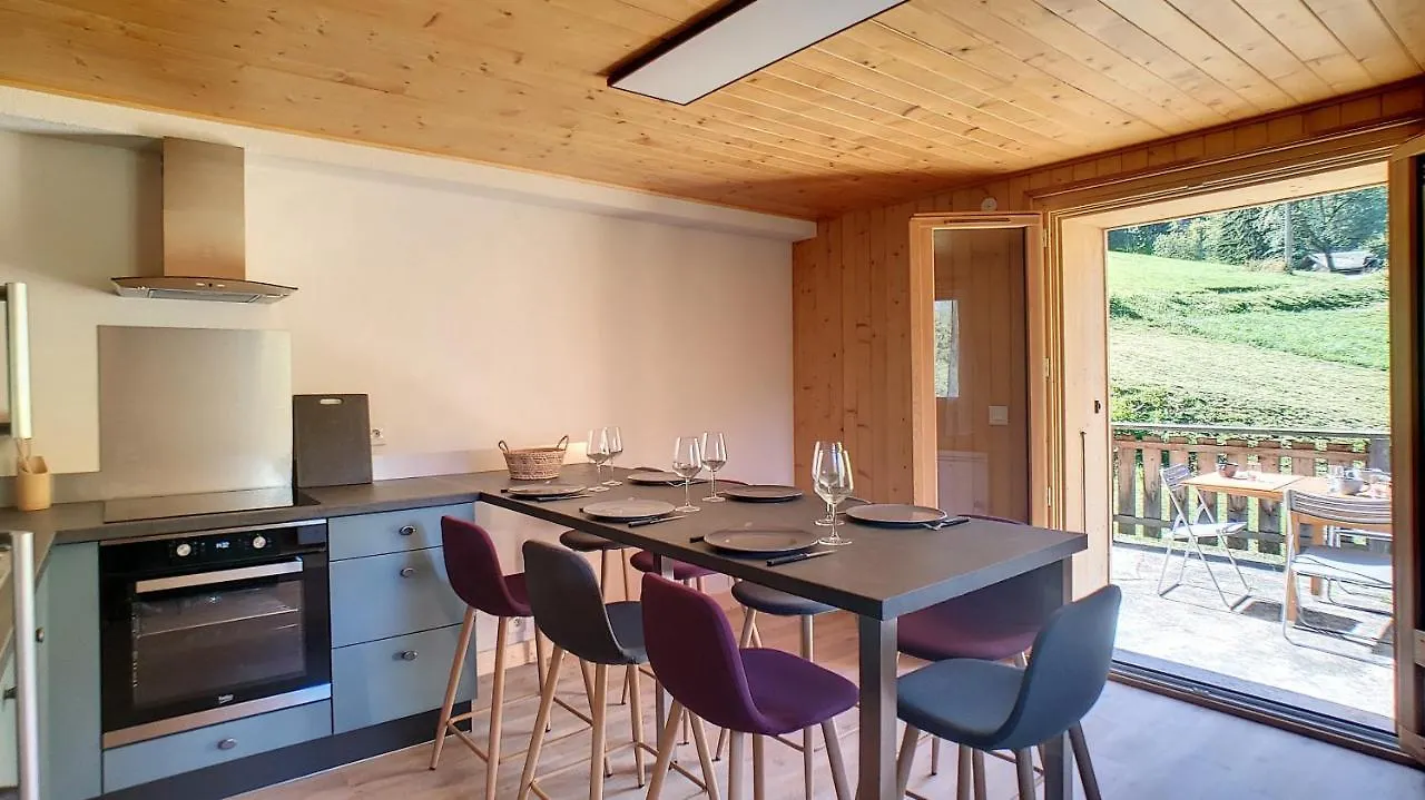 Joli Appartement Dans Chalet Avec Terrasse - Saint Jean D'Aulps - Proche Morzine - 6 Personnes - Lilou